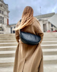 Crossbody Banana Bag-Recycled Inner Tube