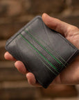 Upcycled Tyre Double Line Wallet