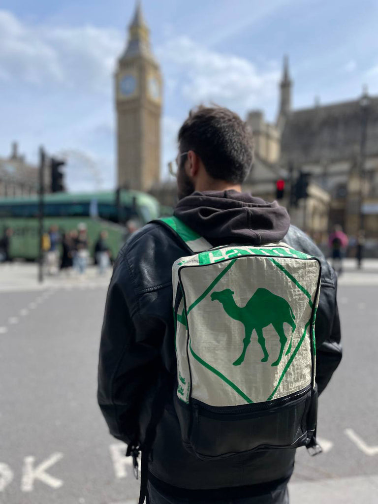 Upcycled Cement Bags Hoxton Backpack (Different Variants)