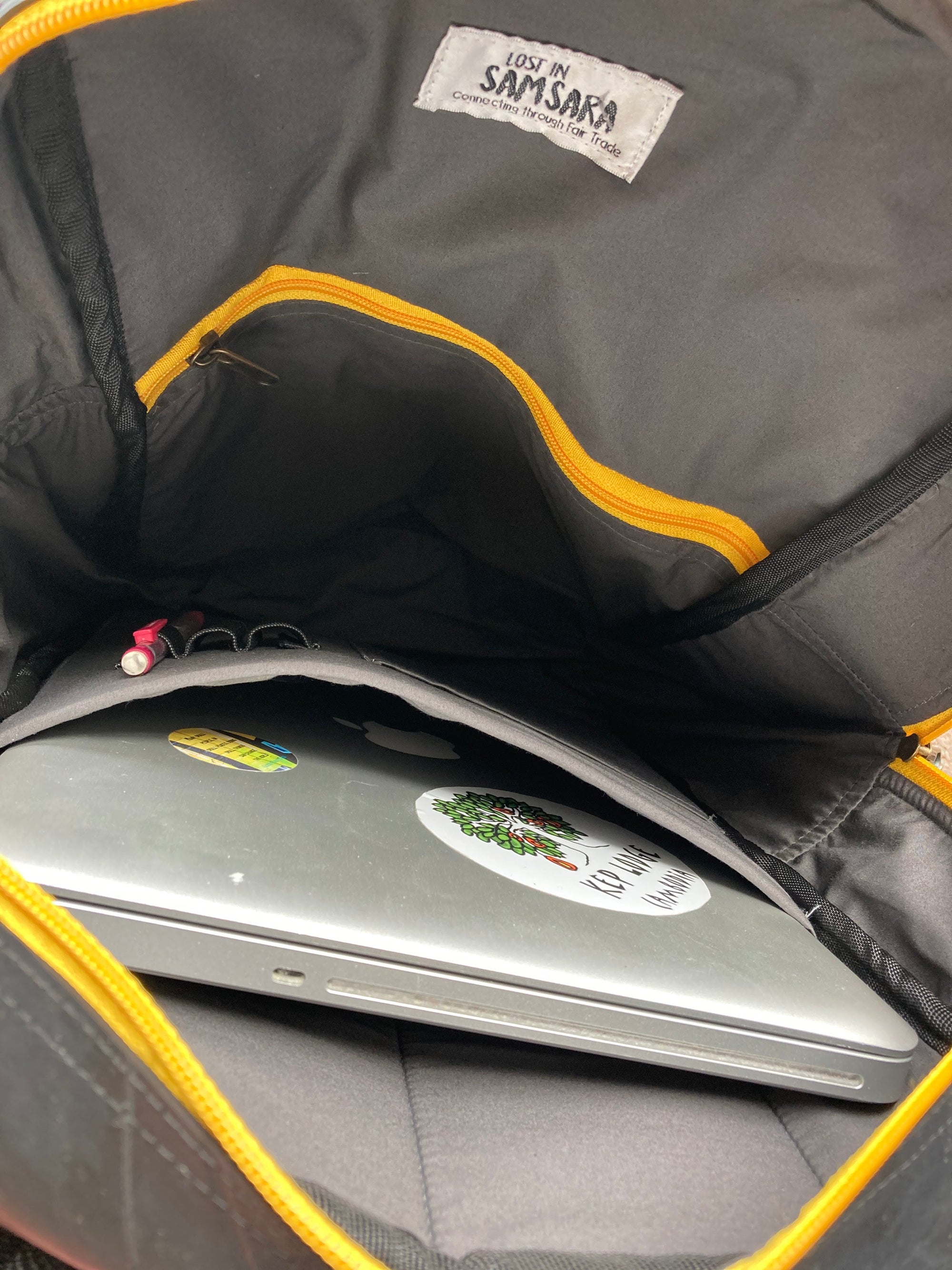Upcycled inner tube Hackney Backpack - WASTE NOT