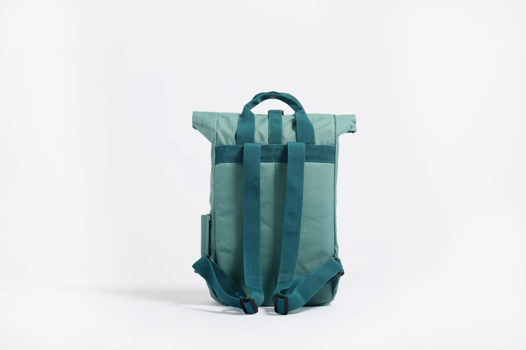 Recycled Twin Handle Roll Top Backpack