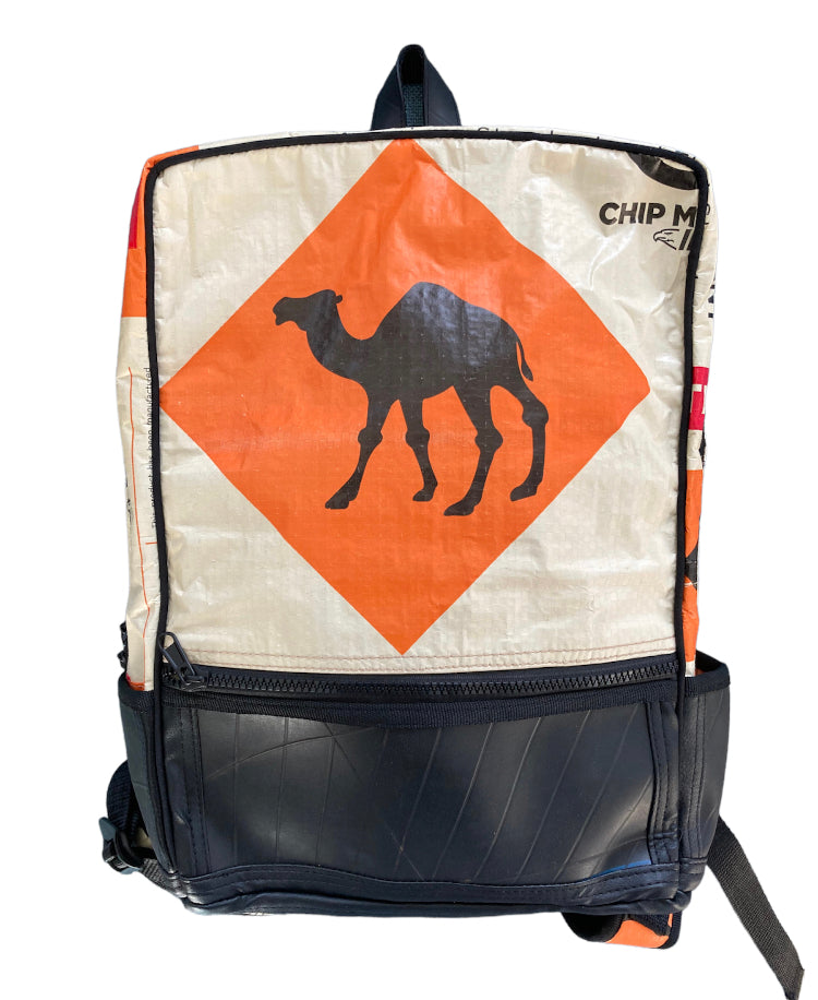 Upcycled Cement Bags Hoxton Backpack
