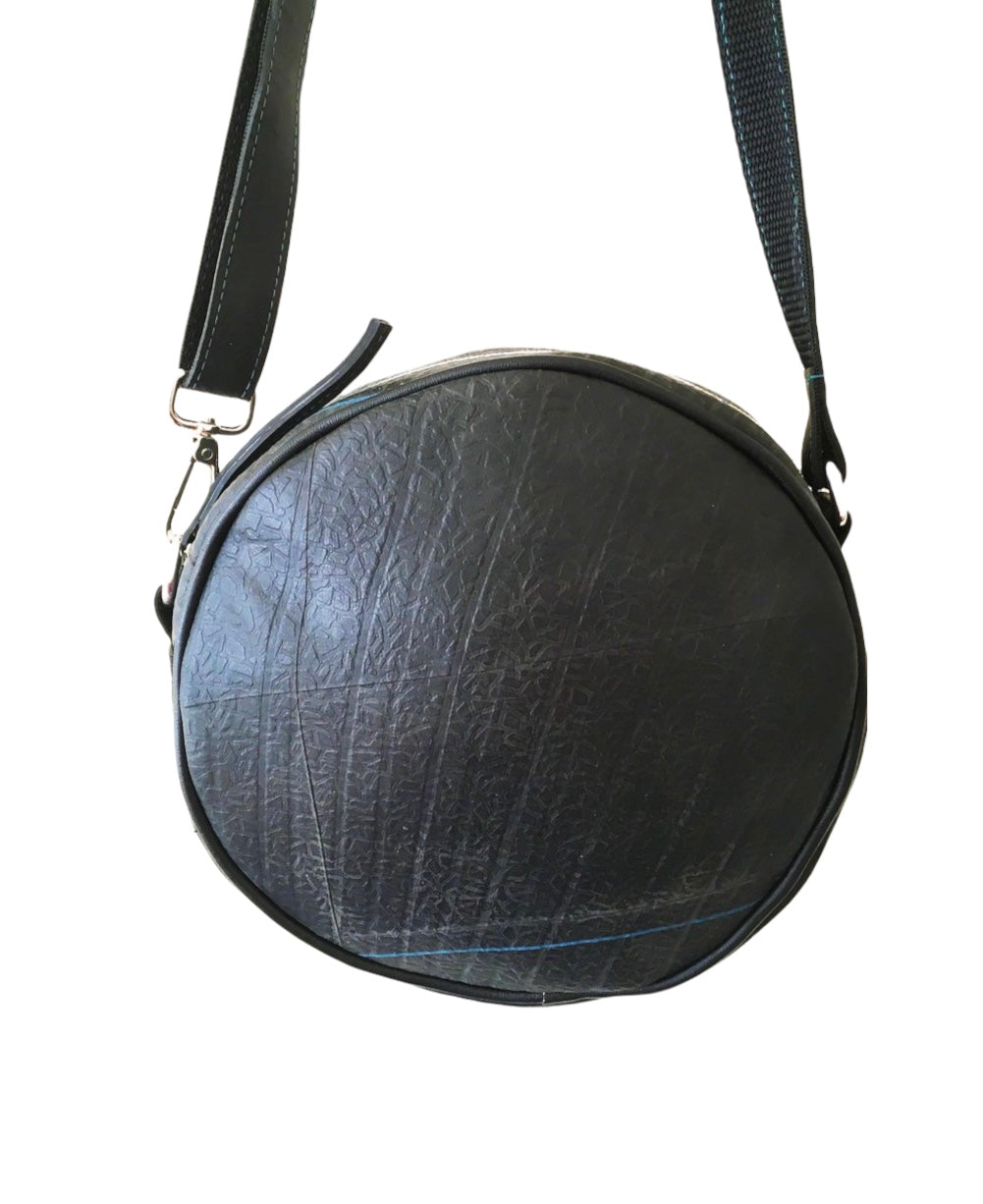 Sirius Round Bag-Recycled Tyre