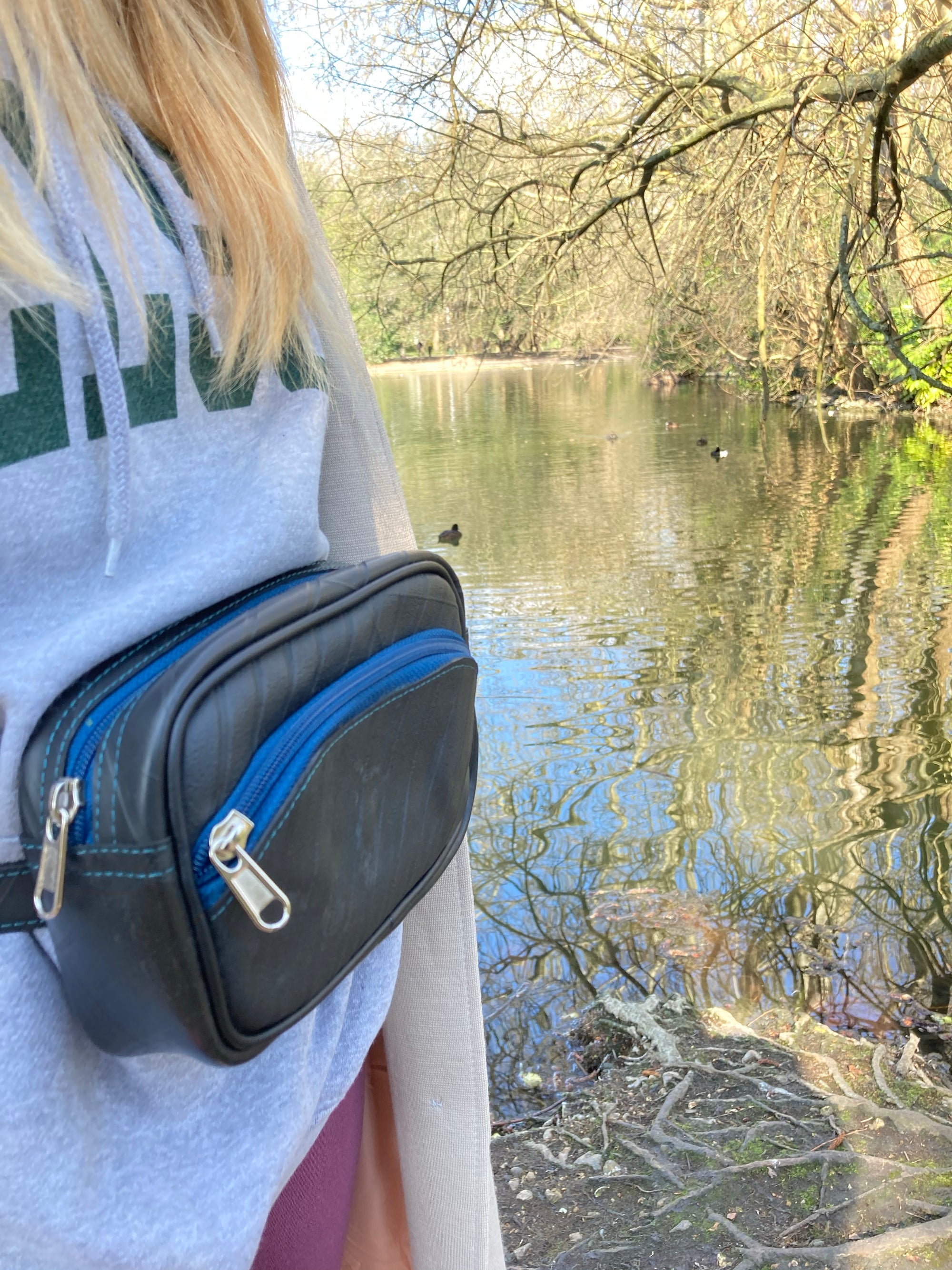 Unisex Bum Bag-Recycled Tyre