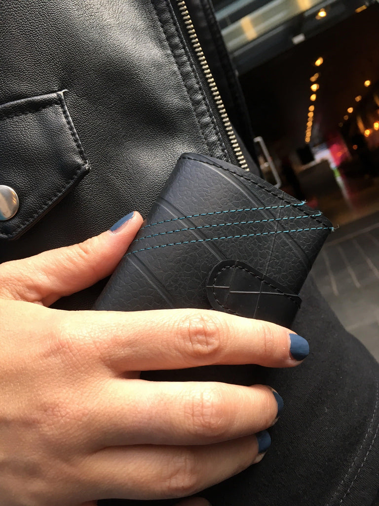 Upcycled Tyre Mini Wallet - Lost in Samsara