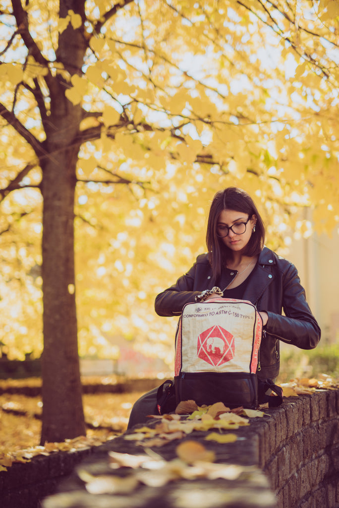 Upcycled Cement Bags Hoxton Backpack (Different Variants)
